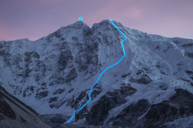 Йост Кобуш поднялся на непройденную вершину Нангпай Госум II (7296 м). (Альпинизм, гималаи)