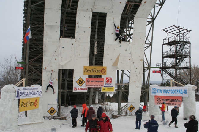 Итоги первого дня XII Чемпионата России по ледолазанию в Кирове (Ледолазание/drytoolling, ледолазание, чемпионат россии)