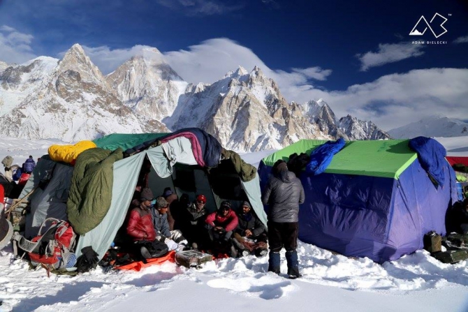 2-3 Дневник зимней польской экспедиции на К2. Часть 2 от 16 января 2018 г. (Альпинизм, зимний альпинизм, пакистан, каракорум, горы, поляки)