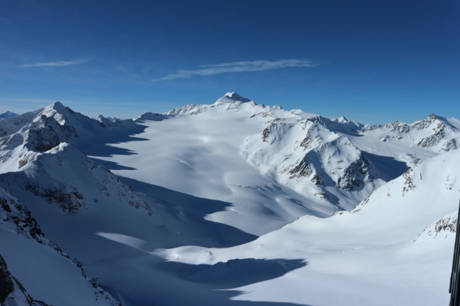 Тирольский траверс Дикой Горы - Wildspitze, 3776 m, Tyrol, Austria. (Ски-тур)