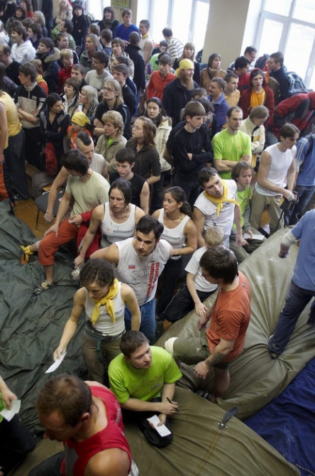 21-22 марта в Минске прошёл болдеринговый фестиваль "Rush 2009" (Скалолазание, болдерфест rush минск)