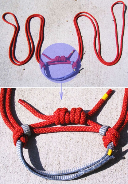 Варианты организации станции страховки . Часть 2. Станции на двух точках.© (Альпинизм, альпинизм, безопасность, технические советы, энциклопедия)