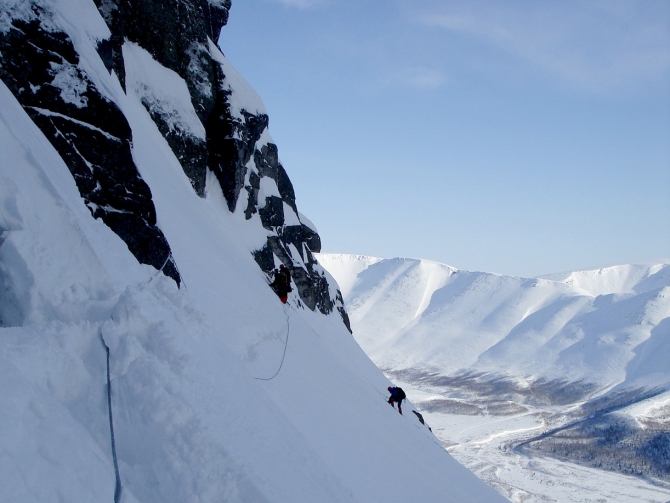 Альпинизм за полярным кругом. Хибины 2009. (архангельск)