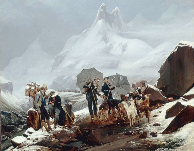 Книга об Альпах (Альпинизм, драконы, альпы, монблан)