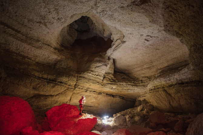 Экспедиция в в одну из самых больших пещер Ближнего Востока - Seventh Hole (Спелеология, оман, пещера)
