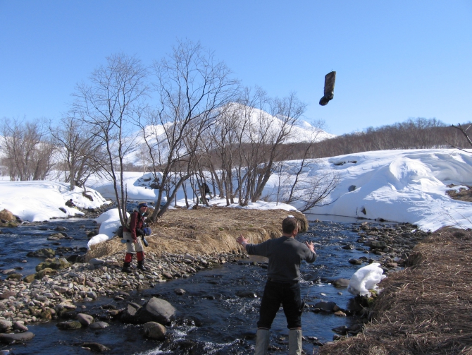 ОСТРОВ ВОРОНА КУТХИ (Путешествия, кипяток, остров камчатка, ворон кутха, лыжи)
