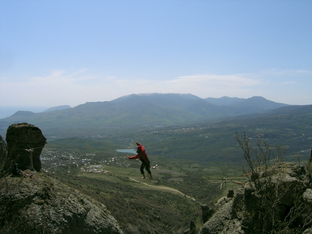 Есть хайлайн в Крыму! (highline)