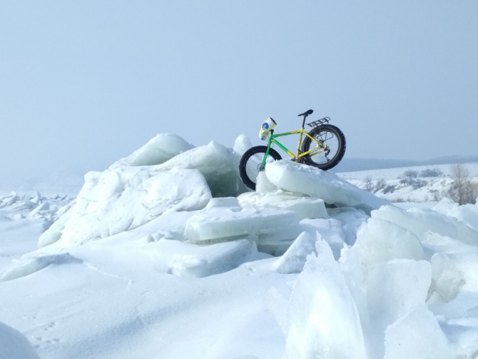 Велоэкспедиция Волжский лёд 2 (Волжский лёд2, фэтбайк, фэтбайкинг, велотуризм, зимний велотуризм)