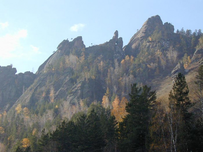 Он поселился на скале (красноярск, столбы, такмак)