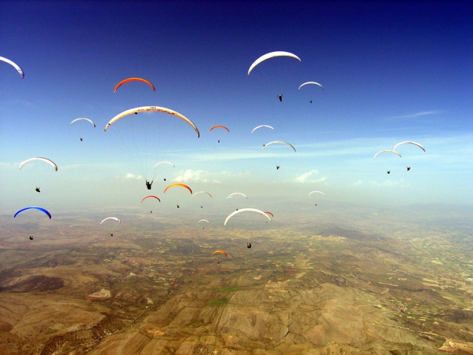 Paragliding World Cup 2009, Denizli - Турция (Воздух, королев)