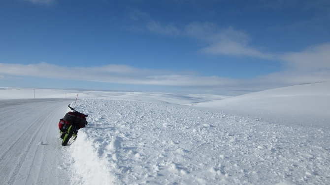 IMG_3429 Ничего, кроме снега (Вело, норвегия, тундра, арктика, велопоход, велотуризм)