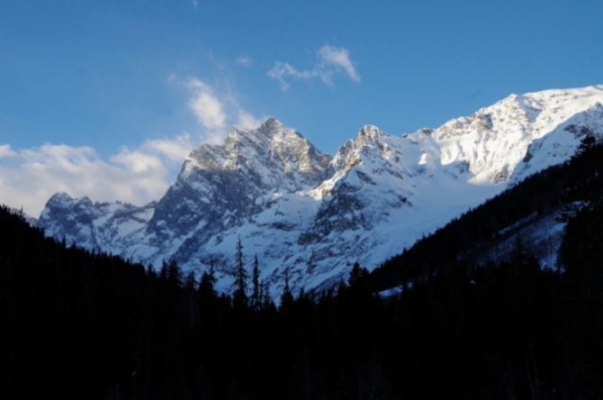 ytro Наши февральские ски-туровские путешествия по Теберде и Домбаю (теберда, домбай, роман губанов, ски-тур.Алибек, джаловчат, Бу-Ульген)