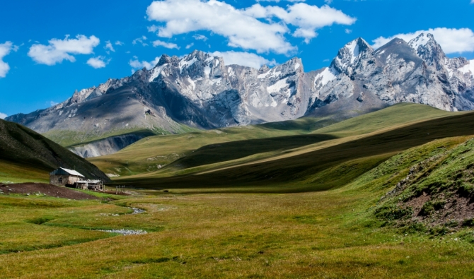 Тянь-Шань на велосипеде (велопоход, киргизия, активный отдых, горы, перевалы)