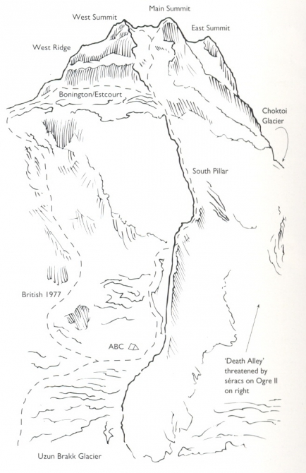 Самоспасение на Огре. Даг Скотт. (Альпинизм, каракорум, пакистан, крис бонингтон)
