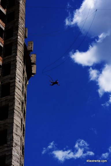Роупджампинг с крыши здания высотой более 70 метров (молдова, фотифайв, 45)