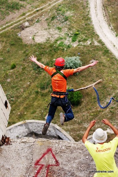 Роупджампинг с крыши здания высотой более 70 метров (молдова, фотифайв, 45)