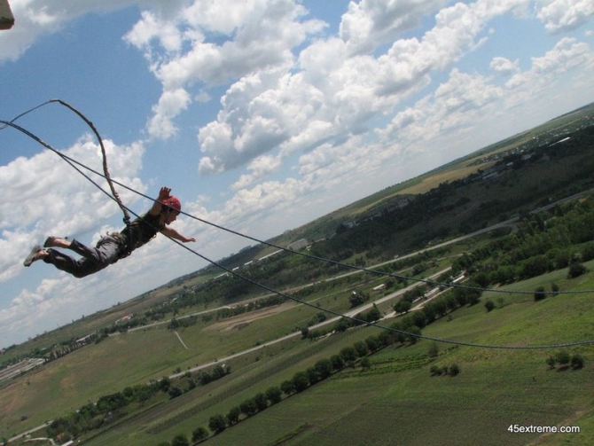 Роупджампинг с крыши здания высотой более 70 метров (молдова, фотифайв, 45)