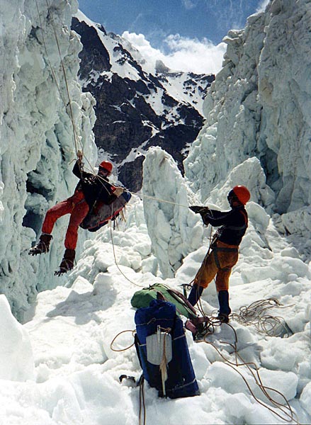 Ретро. Адишская авария 1989 года. (Альпинизм, спасательные работы, адишский ледопад)