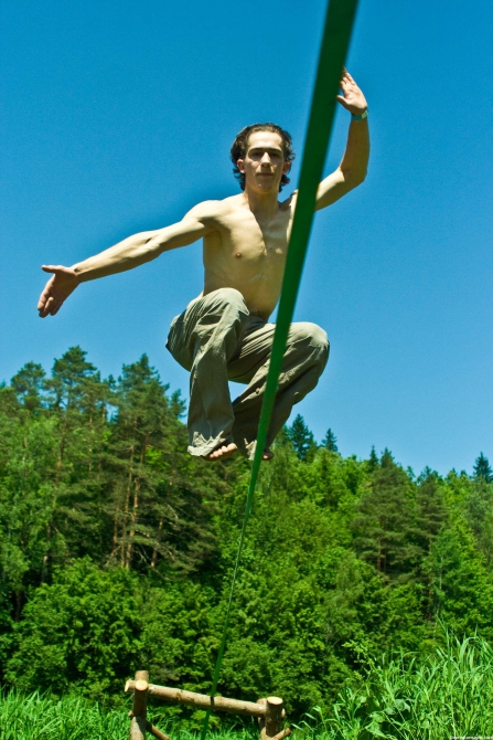 Non-stop Slackline!!! (троллей, minskonsight)