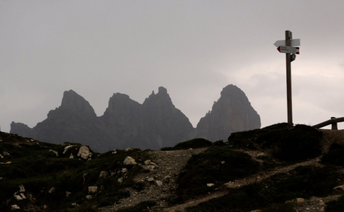 2019 август. Кортина д'Ампеццо с Андреем и Олей