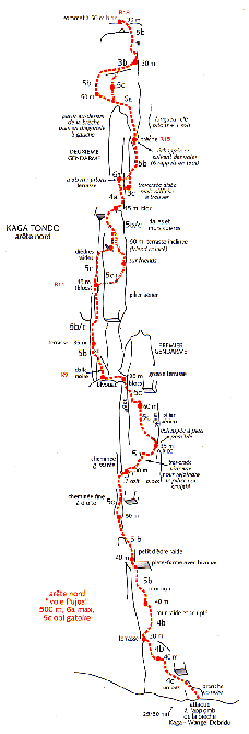 Kaga Tondo "arete nord" TD