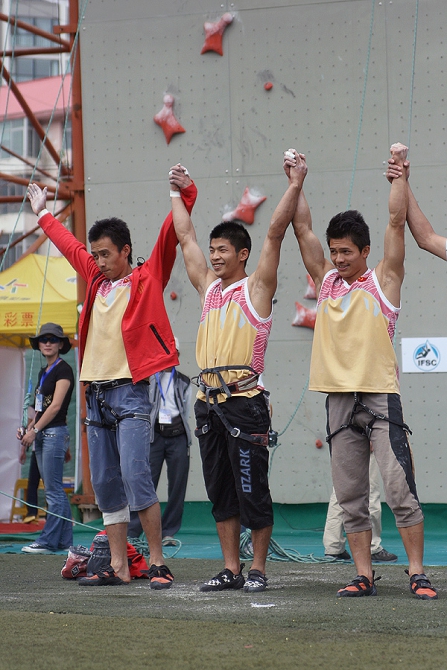 Чемпионат мира в Китае. Немного фото... (Скалолазание, синин, китай, скалолазание)