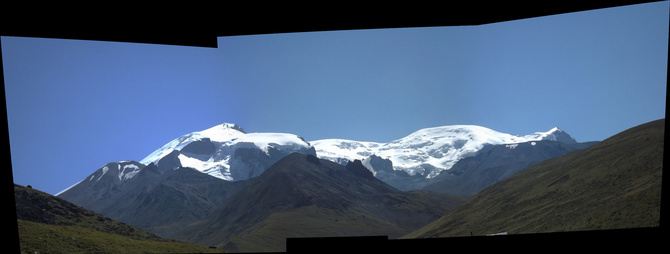 Панорамы Эльбрус с Запада (Альпинизм)