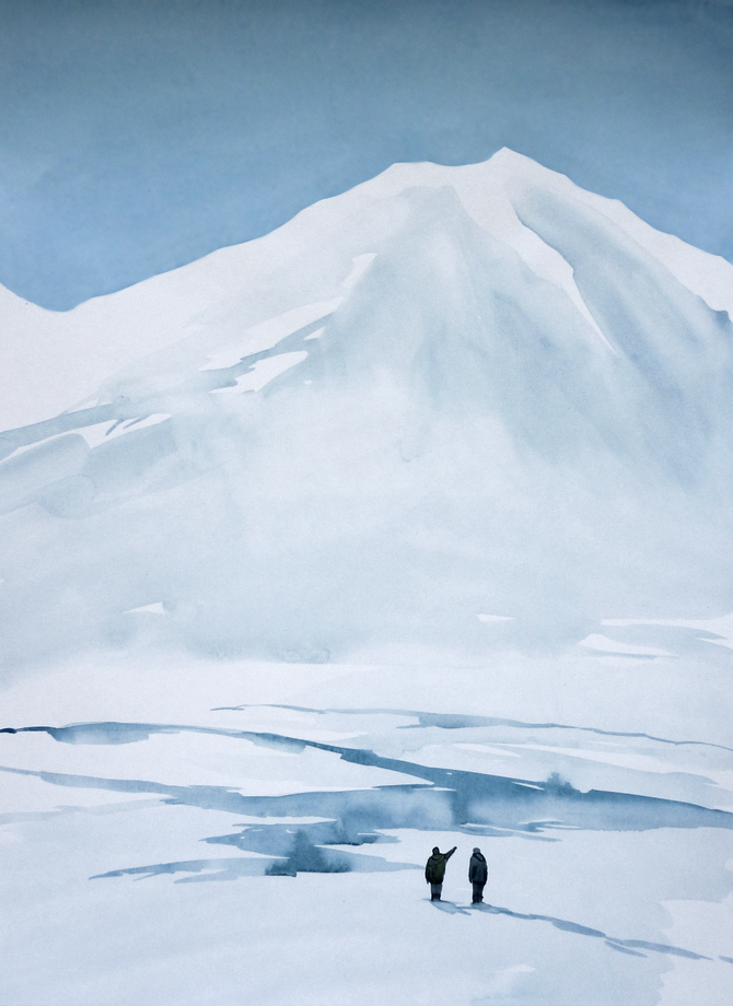 P1360808 Горы акварелью (Альпинизм)