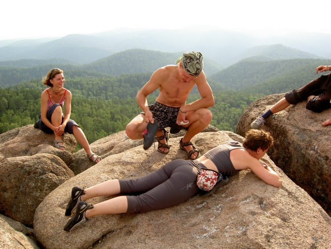Красноярск. Столбы. Afterpaty после ЧР в Ергаках 2009. (Альпинизм, чр ергаки 2009.)