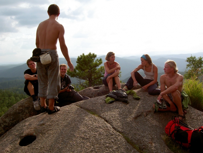 Красноярск. Столбы. Afterpaty после ЧР в Ергаках 2009. (Альпинизм, чр ергаки 2009.)