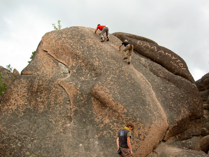 Красноярск. Столбы. Afterpaty после ЧР в Ергаках 2009. (Альпинизм, чр ергаки 2009.)