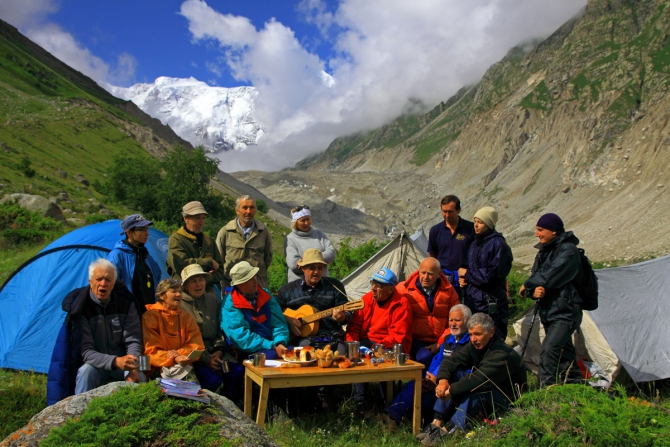 Встреча ветеранов альплагеря Безенги (Альпинизм, альплагерь, ветераны, юбилей, лето, кавказ, горы)