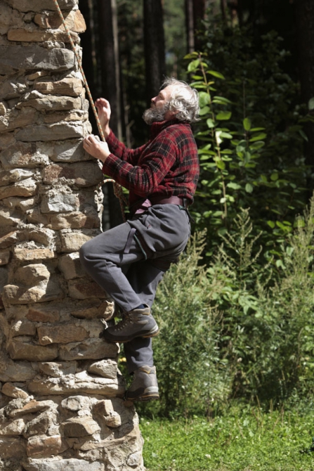 Каменный скалодром в Десногорске. Продолжение. (Скалолазание)