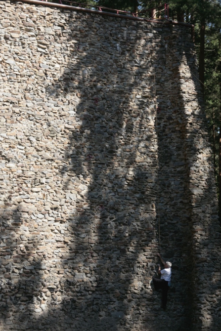 Каменный скалодром в Десногорске. Продолжение. (Скалолазание)