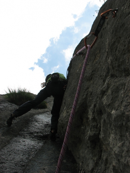 Пробит первый мультипитч на Северный Фишт - "Штрих" (Альпинизм, сотник, шаферов, западная стена, скалы юга, aq)