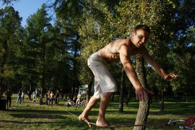 Первый слэклайн фестиваль (минск, slacklabs, слэклабз, minskonsight, хайлайн, highline, slackline)