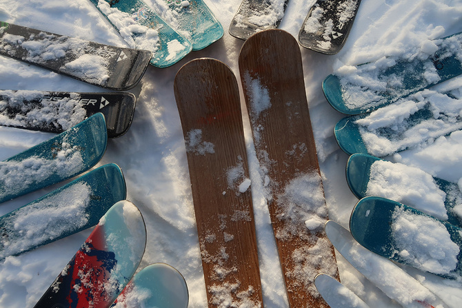 1 Блеск и нищета Шифоньеров (тест лыж и креплений производства мастерской Андрея Безрукова, Туризм)