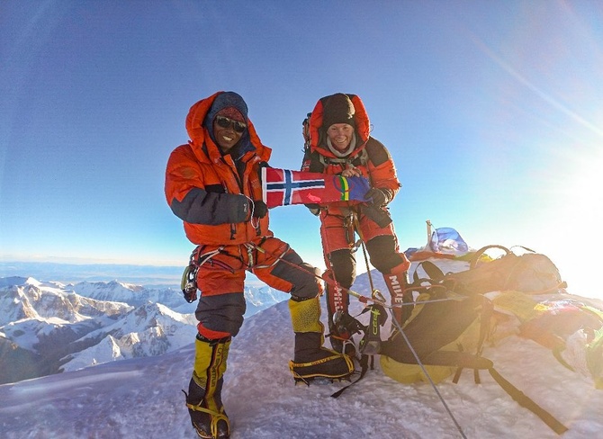 Норвежская альпинистка Кристин Харила идет на рекорд (Альпинизм)
