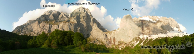 О горе Фишт, об одном восхождении и о перспективах района. (Альпинизм, гора фишт)