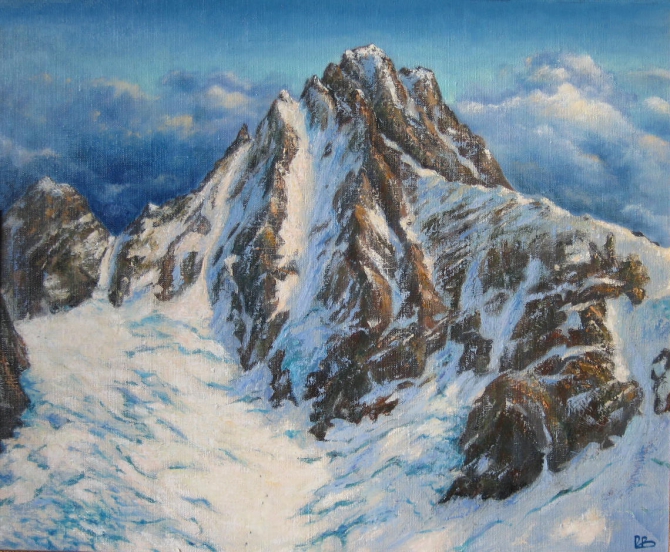 На встречу с Горой. (Альпинизм, виктор воропаев, живопись)