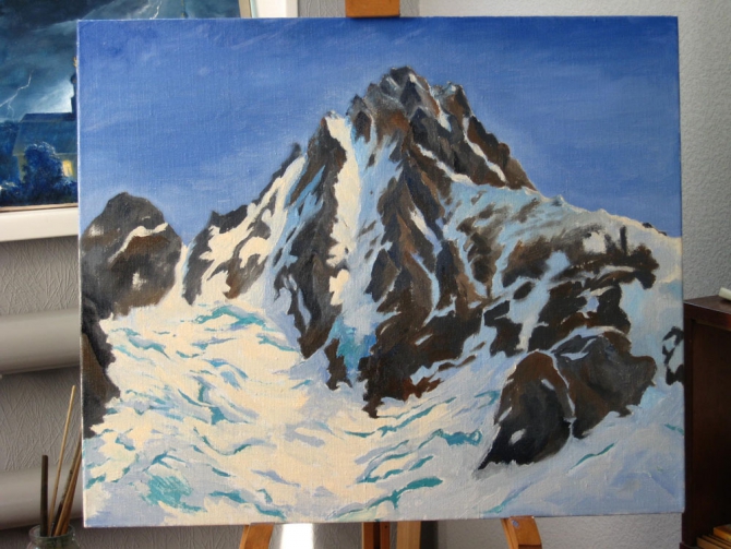 На встречу с Горой. (Альпинизм, виктор воропаев, живопись)