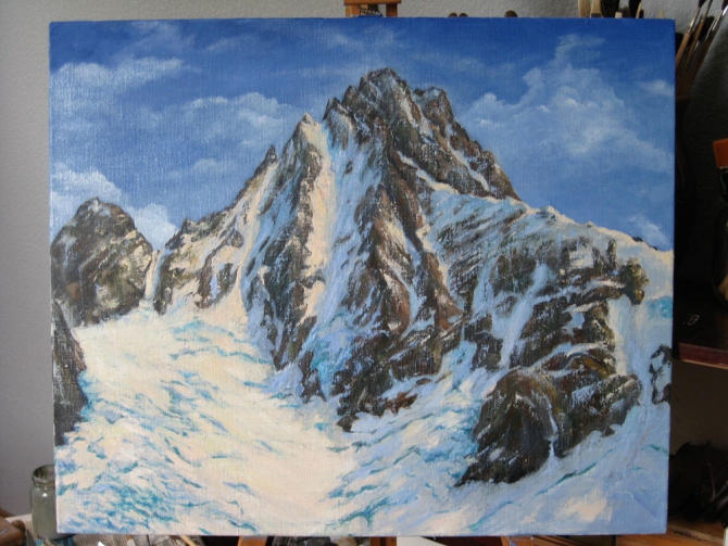 На встречу с Горой. (Альпинизм, виктор воропаев, живопись)