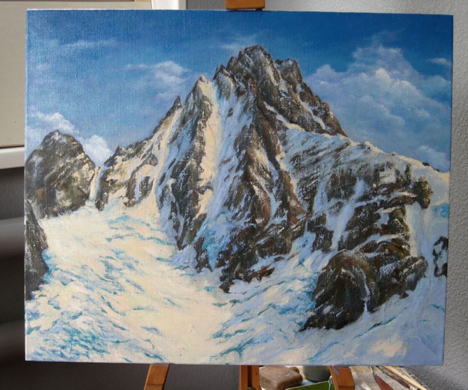 На встречу с Горой. (Альпинизм, виктор воропаев, живопись)