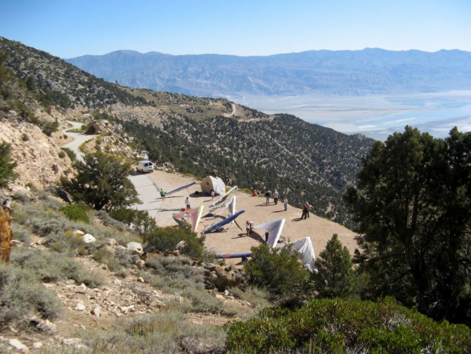 на параплане в Owens valley , 167 км за 7 часов (Воздух)