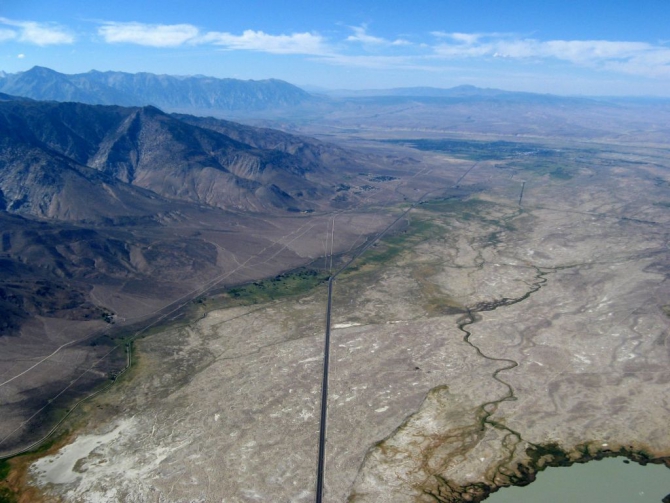 на параплане в Owens valley , 167 км за 7 часов (Воздух)