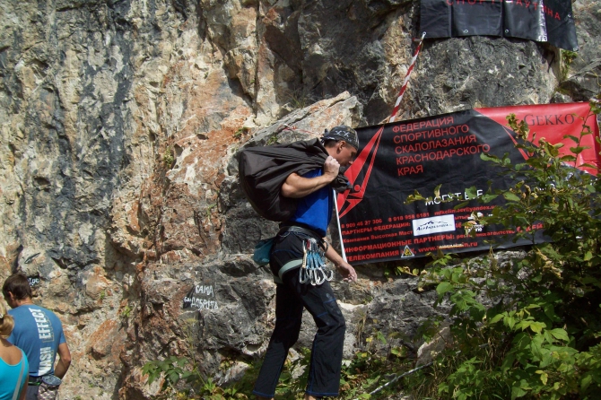 Фестиваль скалолазания Лаго-Наки 2009 все-таки состоялся!!! (Скалолазание, gekko, 7c+ project)