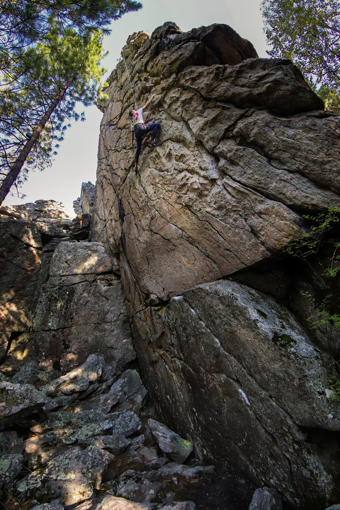 6 Скалолазание в Иркутске. Ложная Белая церковь. ()