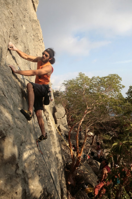 Грузинские скалолазы, участники Альпийских Игр в Батилимане. (Скалолазание)