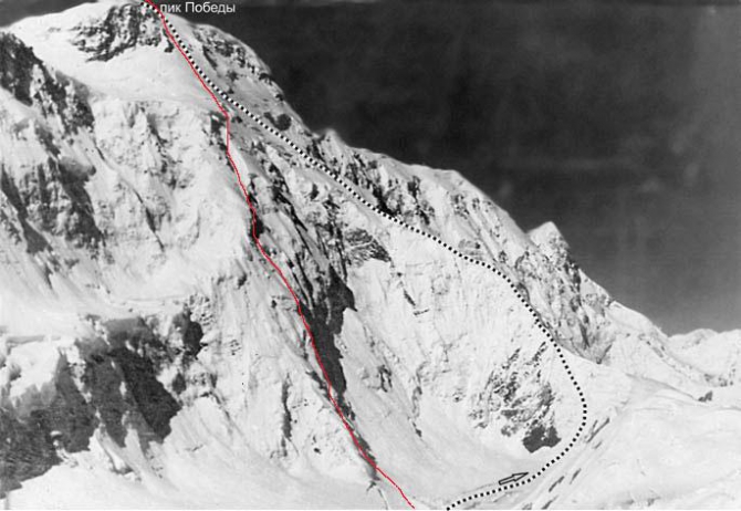Пик Победы. Маршрут Журавлева. (Альпинизм, кондрашкин, 7439, коваль, питер, победа)