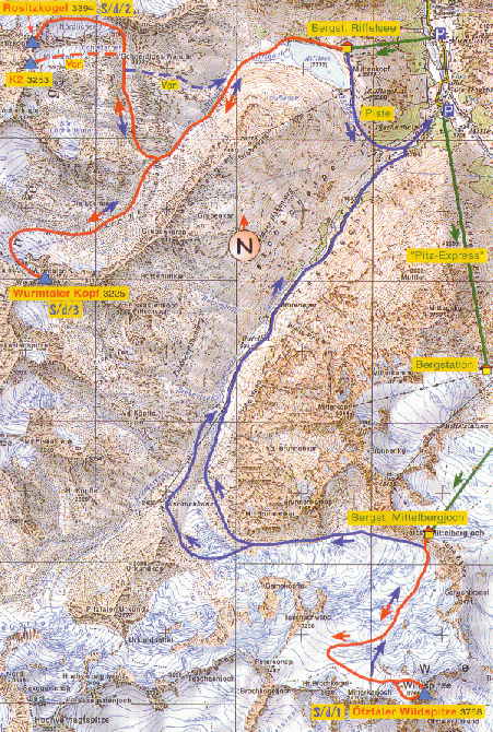 19 февраля 2010 - СКИТУР на ВИЛЬДШПИТЦЕ 3768 м